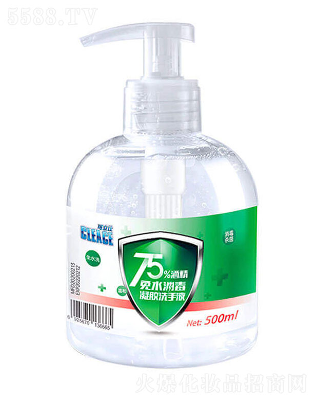 �����ˣ�CLEACE)75%�ƾ���ˮϴ��Һ500ml